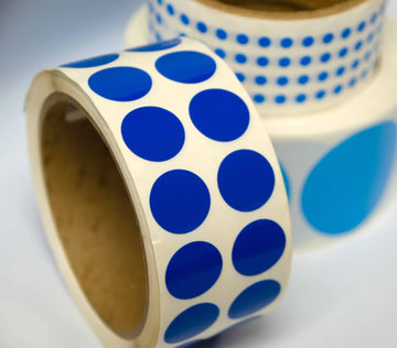 GGR Supplies Vinyl Adhesive Tape Dots & Arrows – Pressure Sensitive, Durable Floor Markers (12 Colors).