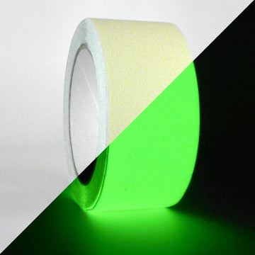 GGR Supplies Glow-in-the-Dark Safety Tape – 41 mil Non-Skid “Sure-Step” OSHA Compliant 20 YD (60 FT)
