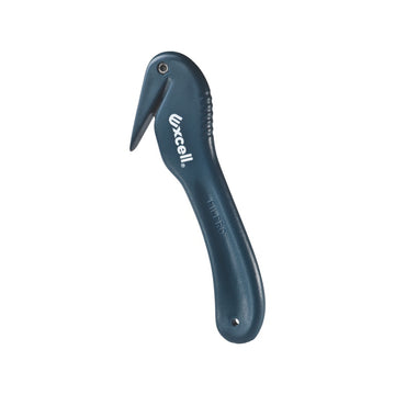 Excell SD-259B Stretch Film Cutter – Safety Blue, Anti-Bunching Design