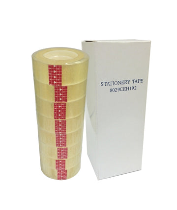 GGR Supplies SPP-20HTW-1 1" Core Stationery Tape – 2.0 mil Clear, Hand-Tearable, Acrylic Adhesive 36 YD (1296”)