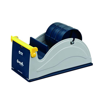 Excell ET-13370 Heavy Duty Blue/Grey Premium Multi-Roll Steel Desk Top Dispenser: 3 in. Wide (3 in. core)