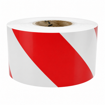 GGR Supplies BRC-80 Non-Adhesive Polyethylene Identification Barricade Film Tape Ideal for Hazardous Areas & Safety Identification. 3 Inch X 1000 Ft.