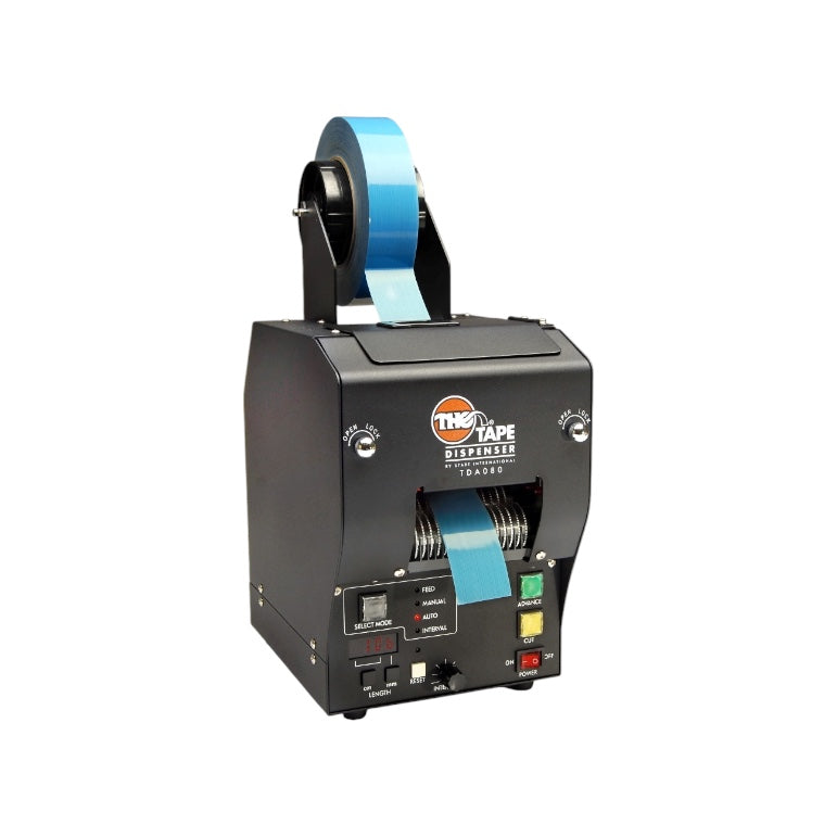 TDA DA080 Electronic Tape Dispenser – Heavy Duty, Up to 3.15” Wide, Auto-Cut