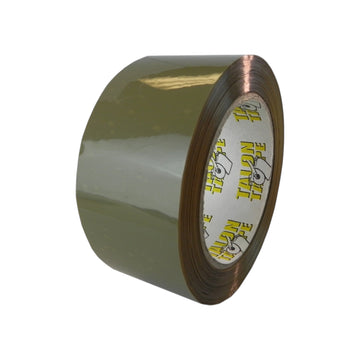 GGR Supplies OPP-18AW Carton Sealing Tape – 1.8 mil Clear & Brown, Acrylic Adhesive