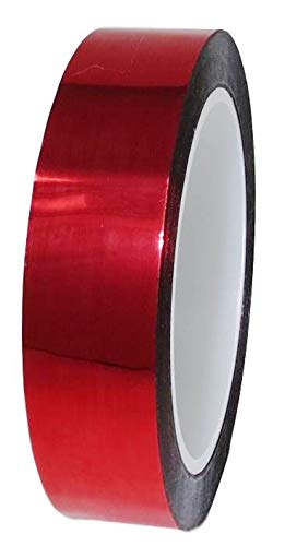 GGR Supplies MMYP-1 Mylar Metalized Polyester Film Tape with Acrylic Adhesive. Multiple Colors Available. 72 Yards.