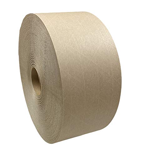 GGR Supplies WAT-WAE Water Activated Reinforced Kraft Paper Gummed Tape